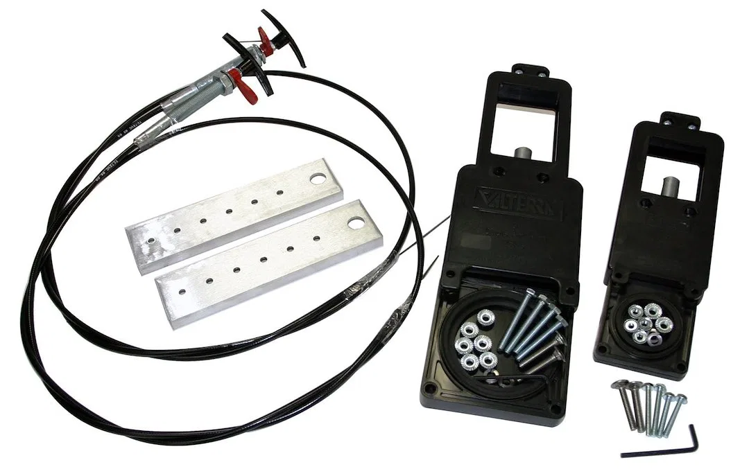 TC1372 – VALTERRA LLC Sewer Waste Valve, Waste Valve For RV Black Water System Cable Actuated Standard Straight Valve...